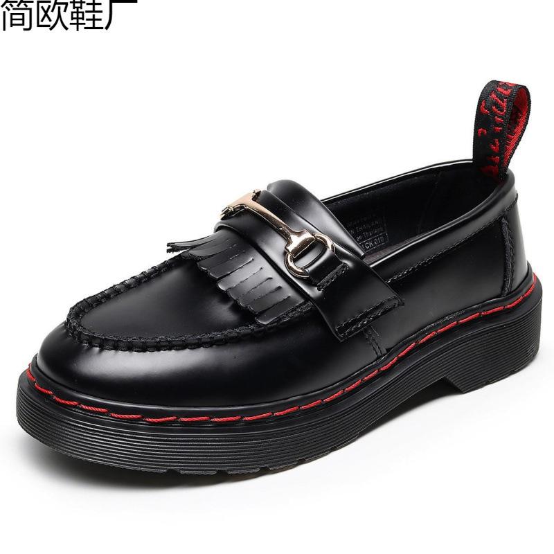 Women's leather low-top small leather shoes women's fashion student round head casual