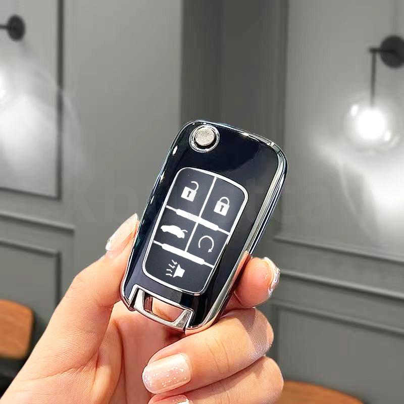 

For Buick Tpu Car Folding Key Case Cover Shell Fob Holder For Chevrolet Cruze Aveo Trax Opel Astra Corsa Meriva Zafira Antara J