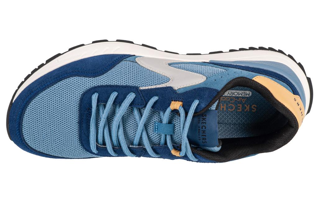 Skechers Fury - Fury Lace Low, Mens Blue Sneakers