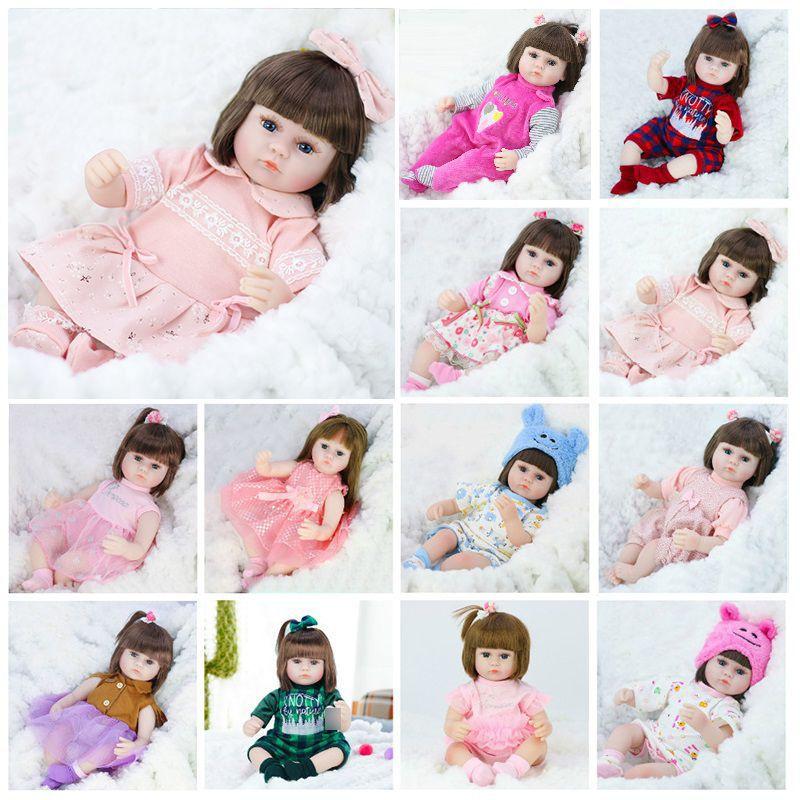 Adorable Reborn Baby Doll 42cm Lifelike Toddler Toy For Girls Ideal Gift