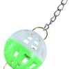 Bird Parrot Toy Colorful Swing Ball Toys with Bell Hanging Toy Cage Decorative Accessories for Small Medium Birds