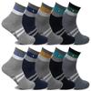 [Arnold Palmer] Anti-twist Men's Casual Socks Mid-Length 10 Pairs AP5171 Cotton Socks