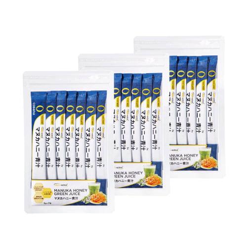 

Cosana Manuka Honey Green Juice, 7 packets x 3 bags, Powdered Green Juice, Helps with Vegetable Deficiency, Dietary Fiber, Barley Grass, and Manuka Ho