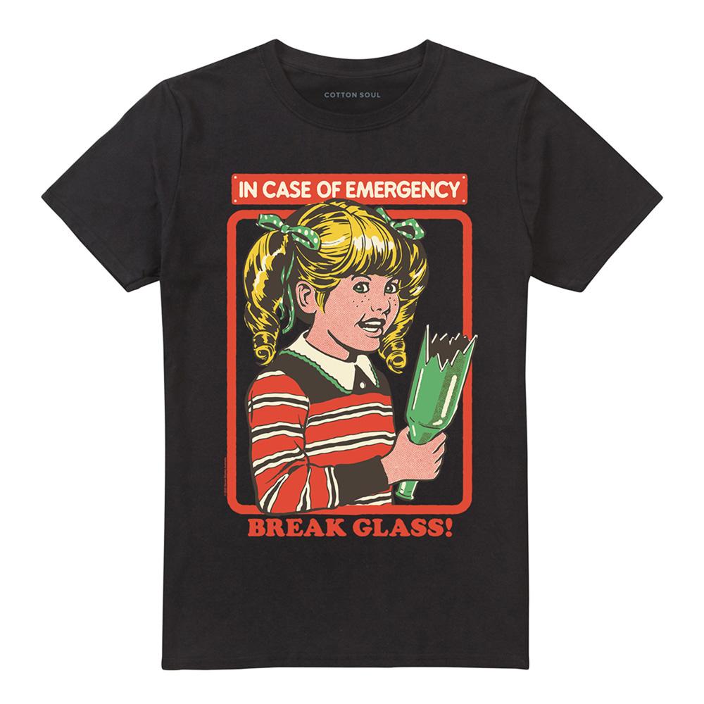 Steven Rhodes Unisex Adult Break Glass T-Shirt