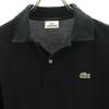 Lacoste Made In Japan Short Sleeve Polo Shirt 3 Black Fawn Men's Used