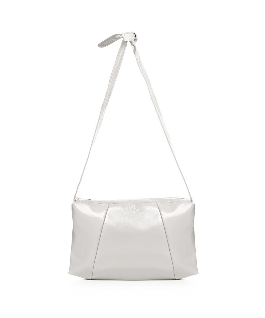 Nick&Nicole Nicole Glossy Square Shoulder Bag_Light Gray