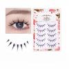 False eyelashes, cosplay makeup, short upper eyelashes, popular handmade false eyelashes, actress eyelashes, 5 pairs (M13)