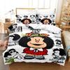Cute Girl Mafalda Bedding Set Duvet Cover Full Queen King Size Pillowcase Bed Printed Bed Set For Aldult Kid Bedroom Single Twin