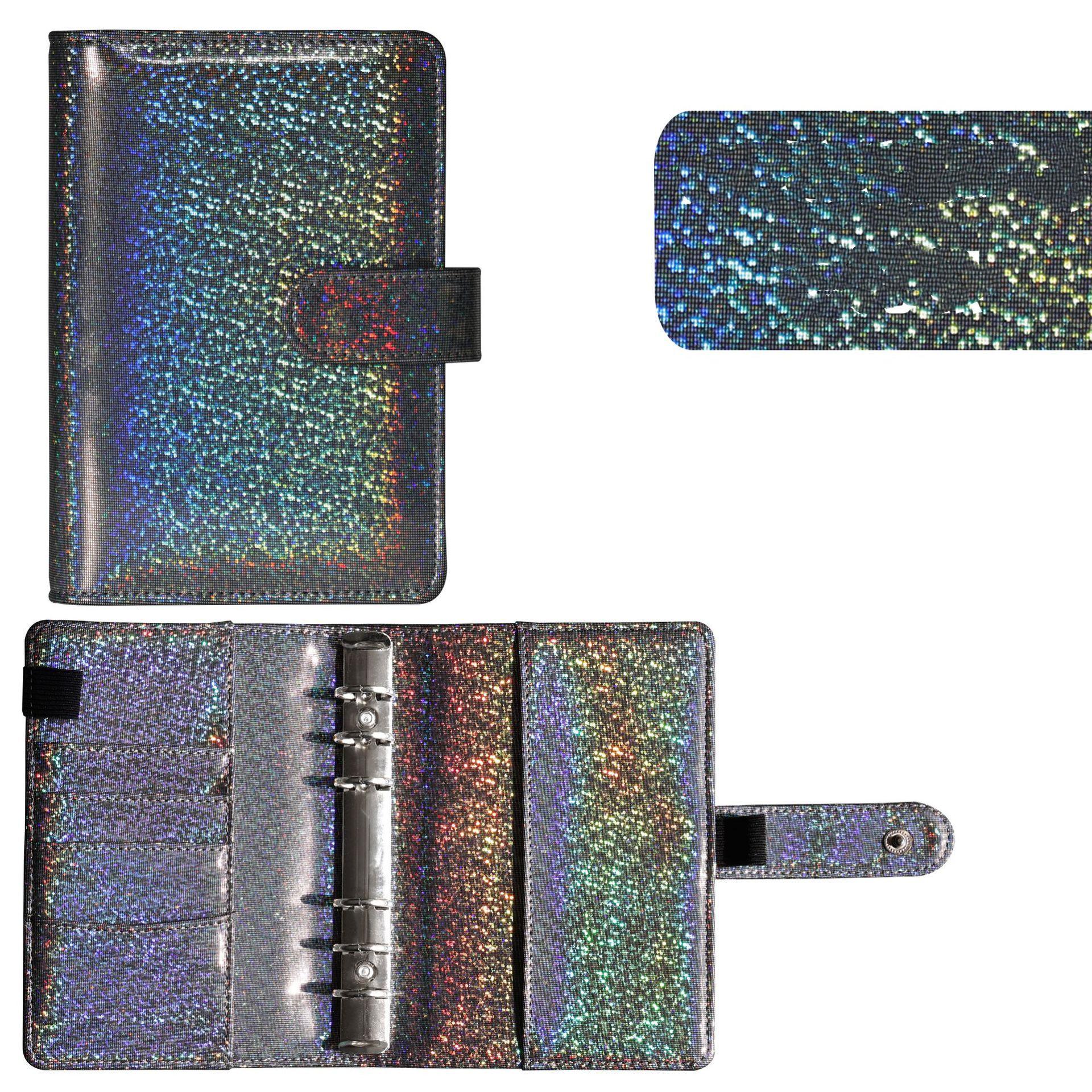 

Макарон блестящий цветной A6 искусственная кожа DIY переплет обложки для блокнотов ежедневники книги расписание бумажные обложки школьные канцелярские принадлежности A6