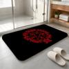 Anime H-Hellsing Floor Mat Machine Washable Soft Flannel Area Rug, Non-Slip Absorbent Floor Mat for Living Room Bedroom