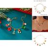 Ensemble de bijoux de fête de Noël avec pendentif géométrique en alliage de zinc et chaînes multi-styles pour hommes et femmes