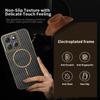 For MOTO G86 G86 Power Electroplated Carbon Fiber Magnetic Fingerprint-resistant Shockproof Phone Case