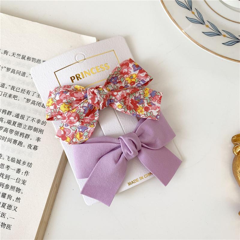 Cute Children Bowknot Princess Hairpins Girls Kids Hair Clips Bows Barrettes Accessories Hairclip Headdress Headwear Ornaments
