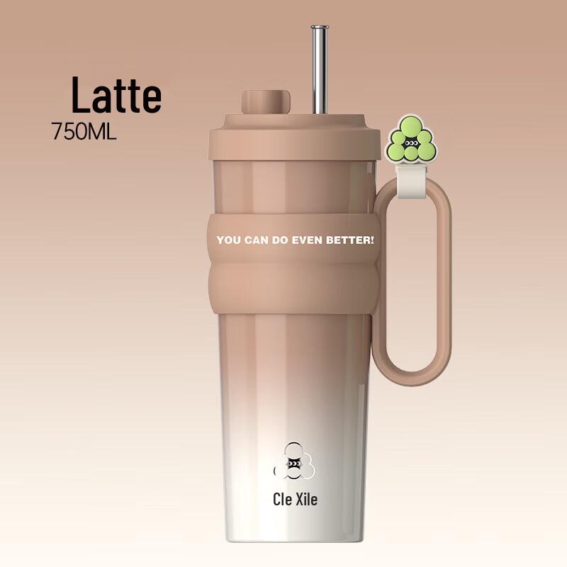 Cille Ceramic Lined Insulated Straw Tumbler