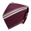 [Ogier] Men's 100% Silk Jacquard Tie, Regular Tie, Regimental Stripe, Gift, Business, Stylish, 8cm Width