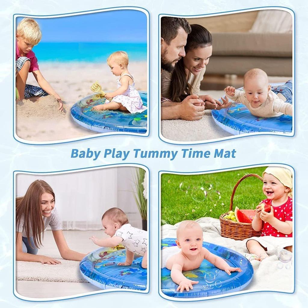 Baby Gym and Fitness Inflatable Tummy Time pad Premium Kids Water Play Mat |