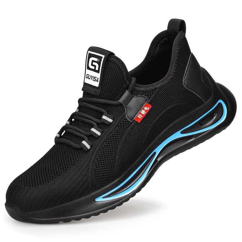 Anti-static Shoes, Men's Anti-smashing, Anti-piercing, Dust-free Workshop Safety, Steel Head Protection, Labor Insurance Shoes, Wear-resistant Shoes