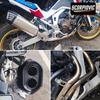 CRF1100L Titanium Alloy Exhaust System with Integrated Front, Middle, and Rear Pipes