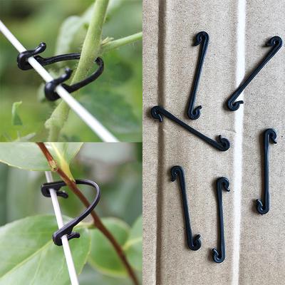 20Pcs Garden Vines Tied Buckle Fixed Lashing Hook Plant Grafting Clips Fastener
