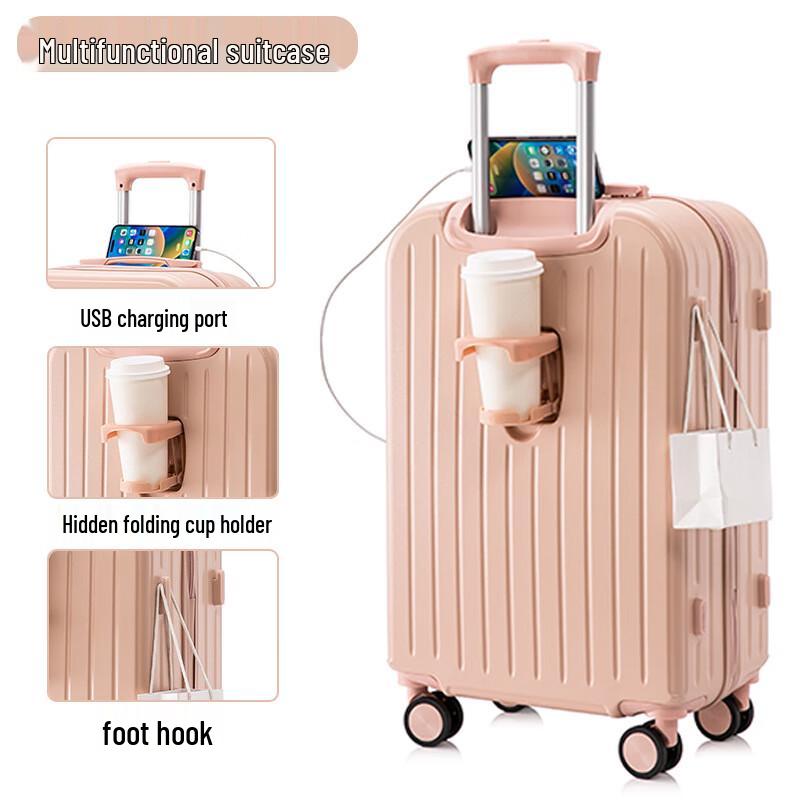 Ruyi Multi-functional Lightweight Travel Suitcase 24 inches