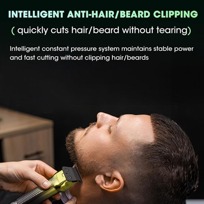 Hair Clippers for Men Professional Cordless Barber Clippers Hair Cutting Rechargeable Men Hair Clippers with LCD Dispaly