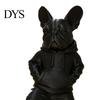 Durable PLA Dog Sculpture 3D Printed Skateboard Bulldog Statue, French Figurine Ornament, Unique Gift for Enthusiasts Hooded Sweatshirt Home
