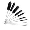 10pcs Pipe Tube Brush Pipe Cleaning Brushes Nylon Bristle Drinking Straws Cleaner Brush for Washing Kettle Spout Teapot Nozzle