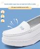 Summer Non-Slip Leather Nurse Shoes: Double Air Cushion, Thick Soft Sole, Breathable, Comfortable for Medical Work