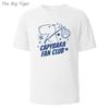 Capybara Printed Relaxed Fit Mens Tshirt Pure Cotton Round Neck Simple Comfortable Lightweight Summer Style Mens Tshirt