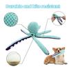 Yousheng Octopus Dog Chew Toy Squeaky Plush Pet Toy Soft Stuffed Octopus Tug Toy for Heavy Chewers Small Medium Dogs Boredom Anxiety Relief