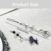 Fashionable Acrylics Fish Cross Bead Phone Charm Lanyard Multipurpose Keychain Pendant Pack of 2 for Trendy Women