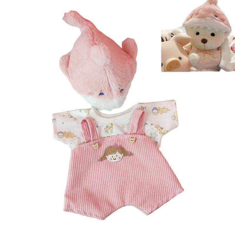30cm Handmade Teddy Tale Bear Plush Toy Change Dress Baby Crawling Cloth Girl Hug Cuddly Plushie Doll for Girlfriend Gift