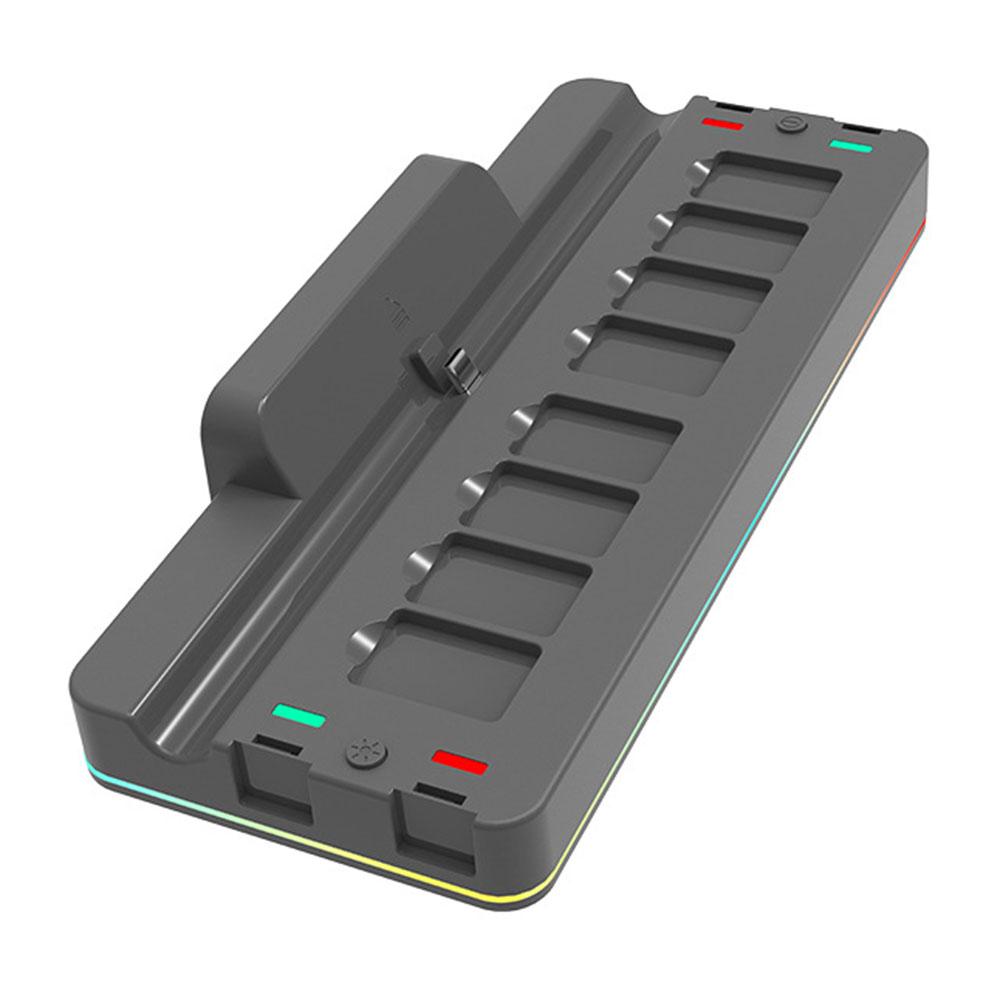 

TOPWOLF HS-SW265 Для Nintendo Switch/Switch OLED Ігрової консолі Зарядна база TV Відеоконвертер Тримач для ігрових карт