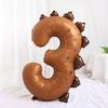 40Inch Giant Dinosaur Number Balloons Boy Girl Jungle Birthday Party Decoration Kids 1st Birthday Cartoon Foil Balloon Supplies