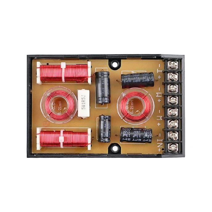 GHXAMP Divizor Crossover pentru Boxe Auto cu 3 Căi 150W Tweeter Medii Bas Boxe Audio Auto Divizor 3 Căi 800HZ-2800HZ 2 BUC