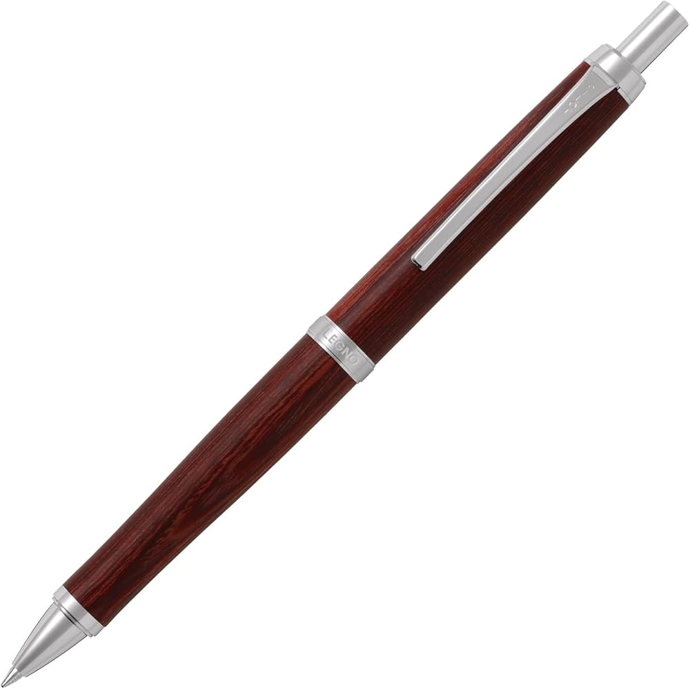 Pilot Legno BLE-250K Deep Red Ballpoint Pen Oil-Based Writing Instrument