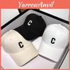 Trendy Embroidered Letter C Baseball Cap With Comfortable Fit For Spring And Summer