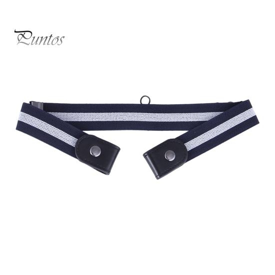 

Ленивый пояс из холста Эластичная резинка Видимая кнопка Регулируемая пряжка-слайд Пояс Джинсы Брюки Аксессуары