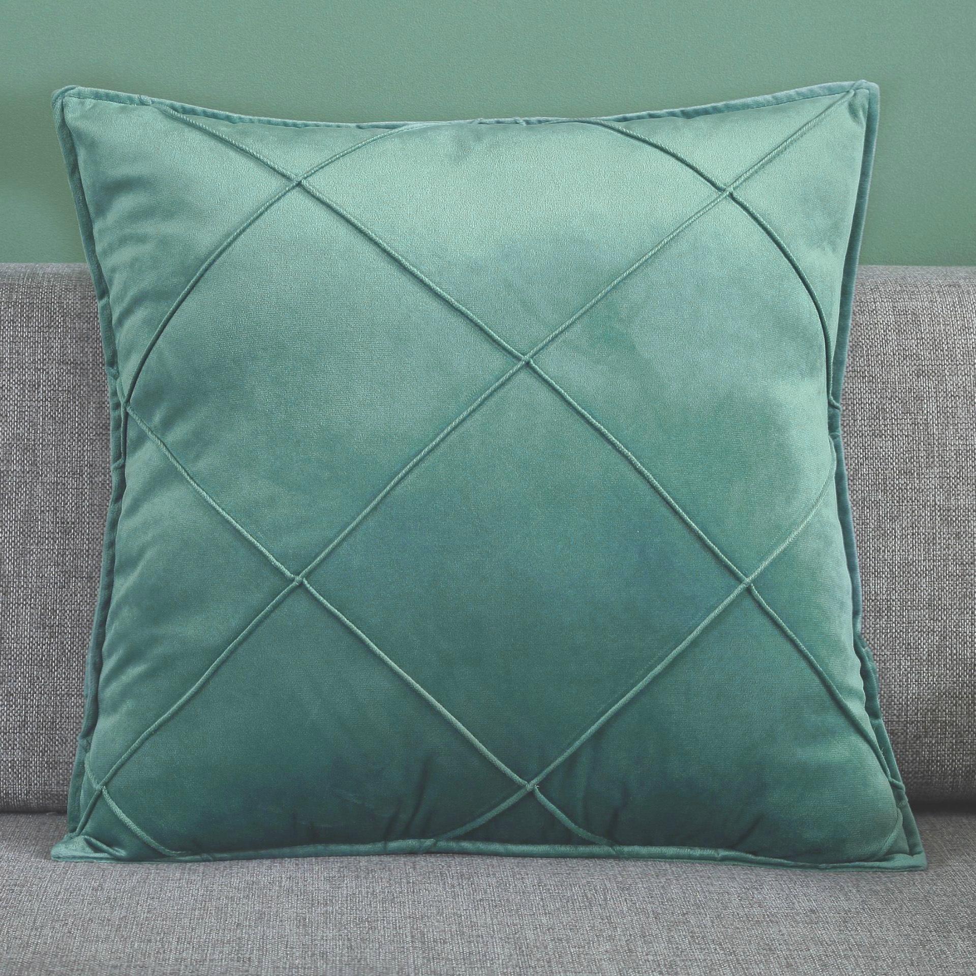 

Декоративная подушка Подушка на подголовник Бархатный плед Декоративная наволочка Чехлы для диванных подушек Чехлы для подушек 50X50cm светло-зеленый