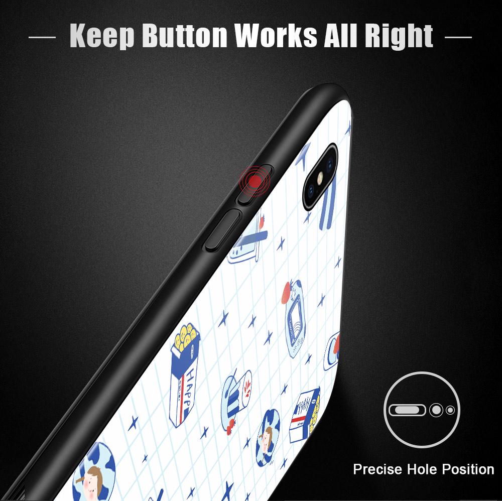 Tempered Glass Phone Case For Samsung A06 A12 A16 A22 A32 A34 A53 A56 S20FE S23 S25 iPhone 11 12 13 14 15 16 17 Soft Edge Shockproof Smooth Shell