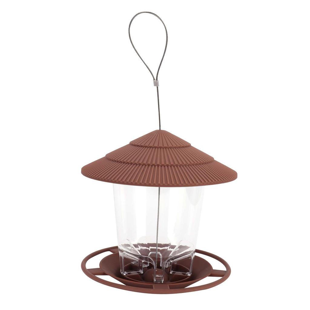 Bird Feeder Roof Hanging Bird Feeder Feeding Tool for Garden Yard Outdoor Decoration