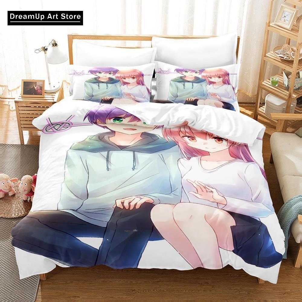 Anime TONIKAWA Měsíc pro tebe Povlečení Chlapci Dívky Jednolůžko Dvojlůžko Plná Velikost Povlak na přikrývku Povlak na polštář Postel Dospělí Ložnice