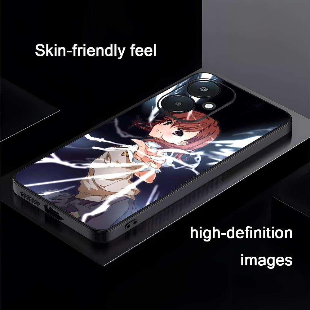 A Certain Scientific Railgun Phone Case For Xiaomi Redmi 14C 13C 12C Note14 13 12 11 10 Pro Plus S Soft Black Phone Cover
