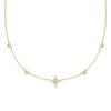 ANIA HAIE Gold Octagonal Star Cubic Station 925 Silver Necklace N065-02G