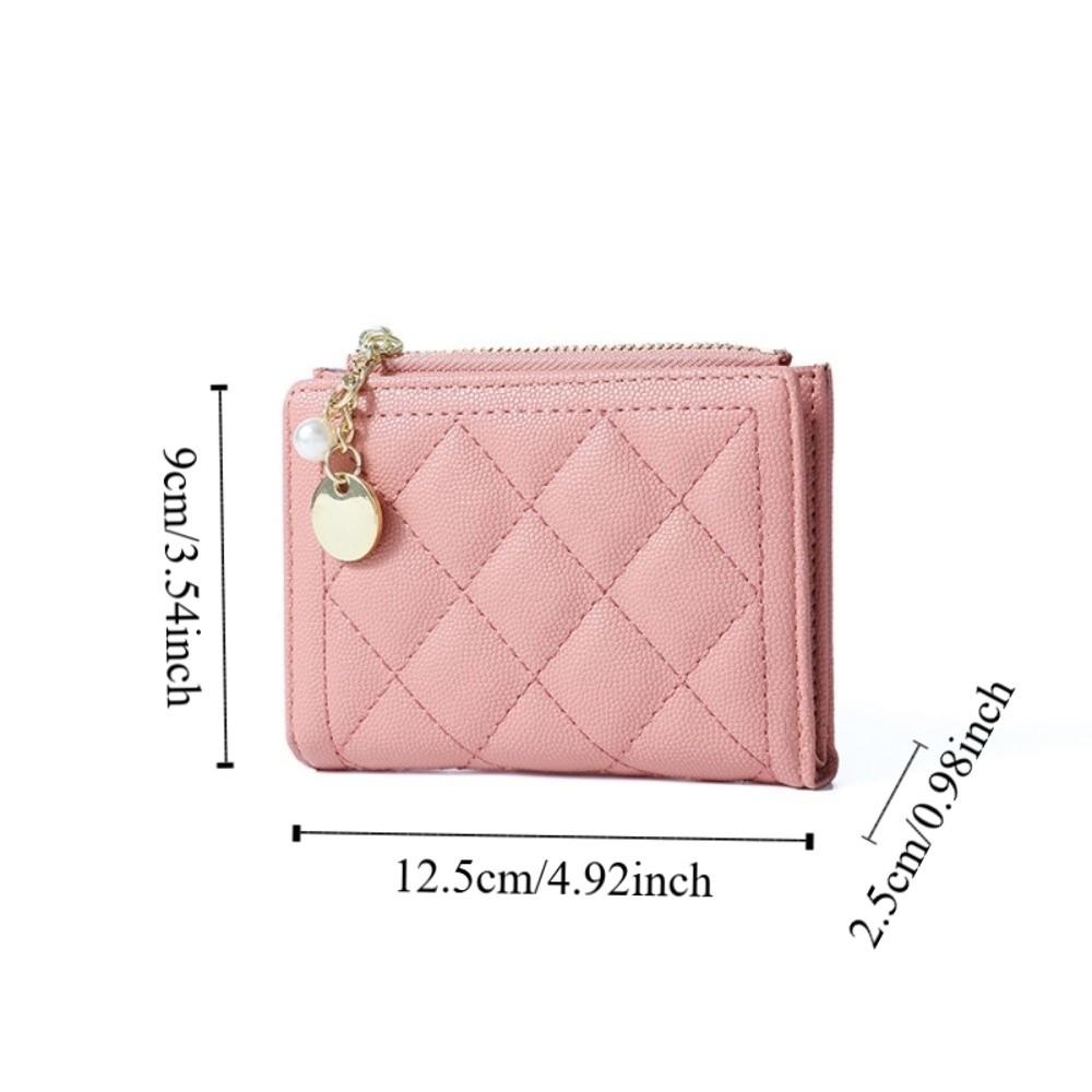 Short Women PU Coin Purse PU Leather Card Holder Small Storage Bag PU Leather Wallet  Women