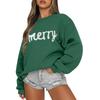 Women  Tops Women's Long Sleeve Sweatshirt Casual Crewneck Loose Fit Pollover Fleece Tops