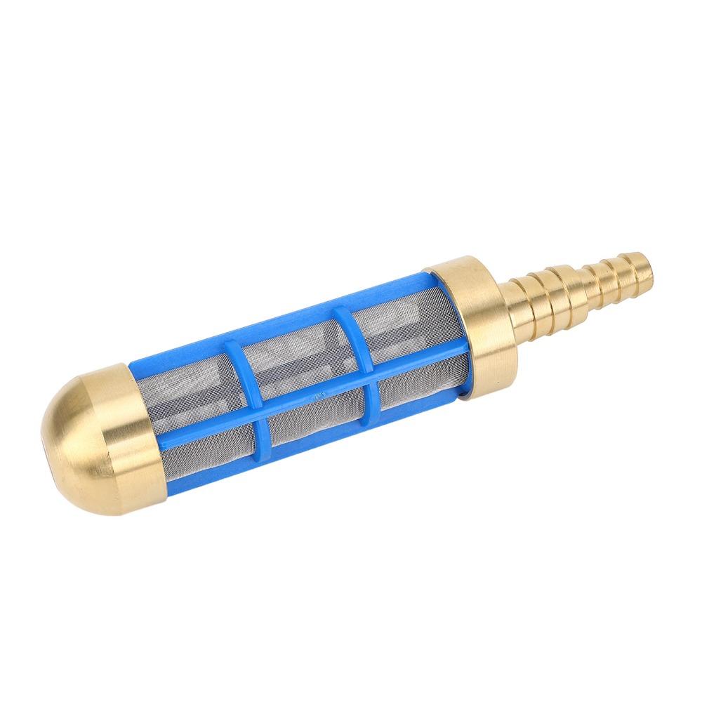 Brass and Stainless Steel Water Suction Strainer Blue and Yellow Pickup Filter