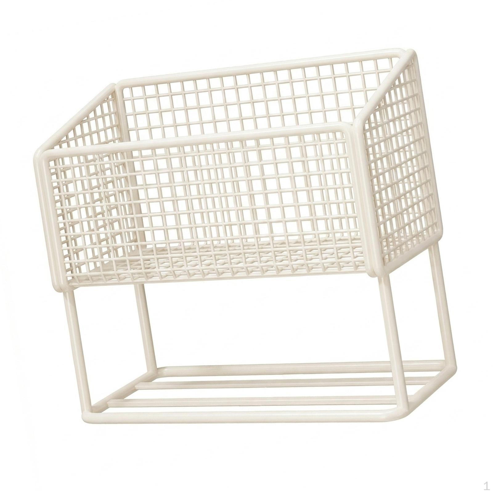 Корзина для хранения Косметический органайзер Портативная Модная стойка Душевая для Дома Кухни белый 1360₽