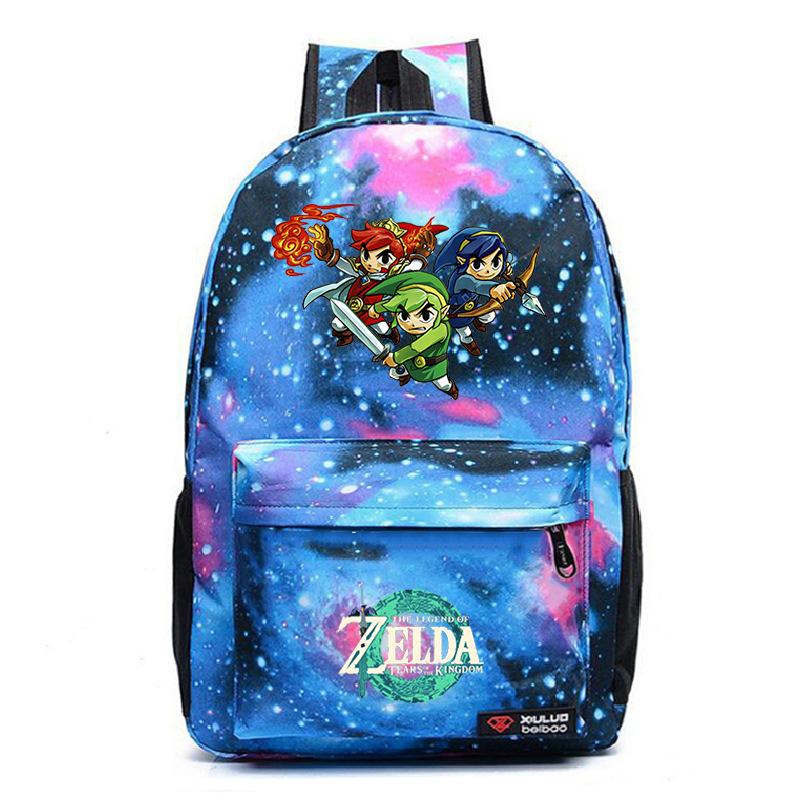Printed Schoolbag, High-Capacity Backpack For Primary And Secondary School Students