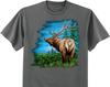 Elk T-shirt Mens Graphic Tee Wildlife Nature Hunting